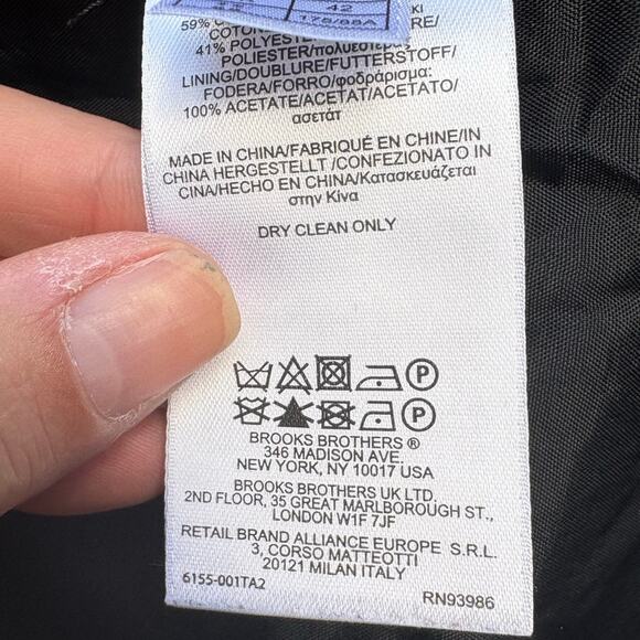 Brooks Brothers 346 Black Brocade Rose Patterned Cap Sleeve Shift Dress - 10 - Picture 10 of 10